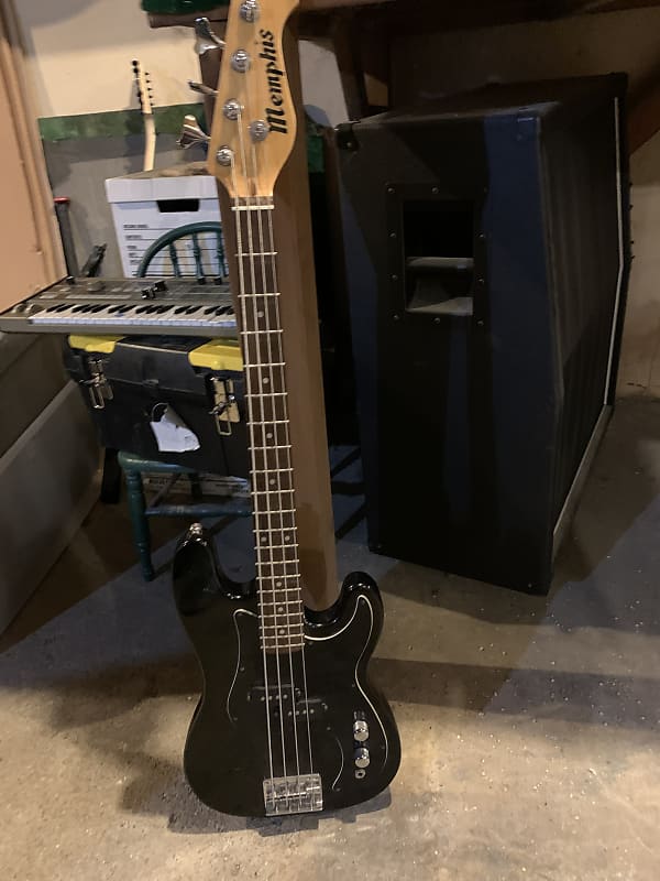 Memphis P Bass 1980s/1990s Black | Reverb