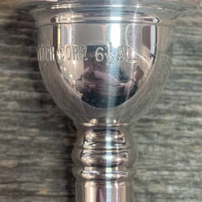 Vincent Bach Corp. 6 1/2 AL Small Shank Trombone Mouthpiece Vincent Bach Corp. 6 1/2 AL Small Shank Trombone Mouthpiece