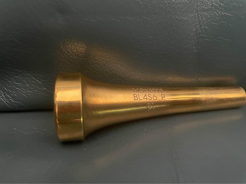 Monette Prana Resonance BL4S6 Trumpet Mouthpiece - 24k Gold | Reverb
