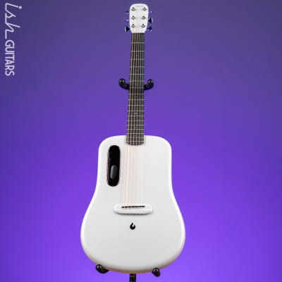 Lava Music LAVA ME 4 Carbon 36" Smart Acoustic-Electric Guitar White (w/ Airflow Bag) image 2