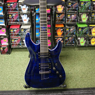 Schecter Diamond Series C-1 Exotic Star in blue - Made in