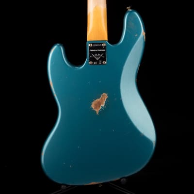Fender Custom Shop 1960 Jazz Bass Relic Aged Ocean Turquoise image 12