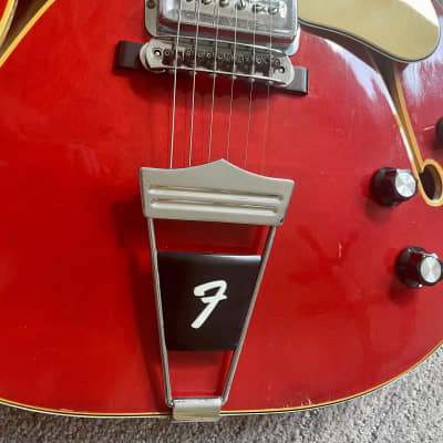 Fender Coronado II with Rosewood Fretboard 1967 - Candy Apple Red image 12