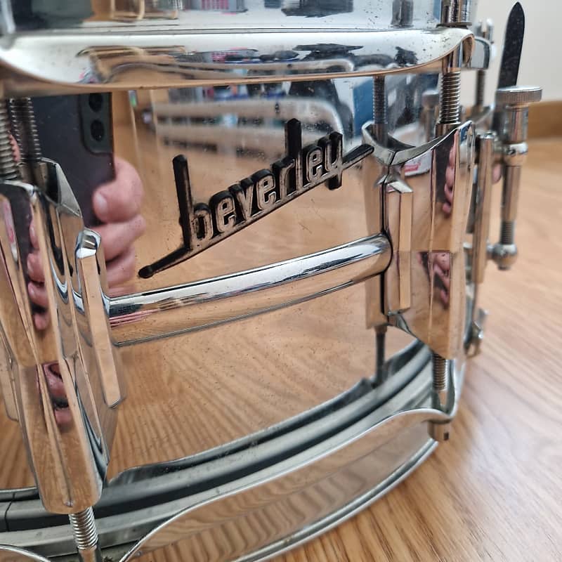 Beverley Cosmic 21 vintage snare drum image 1