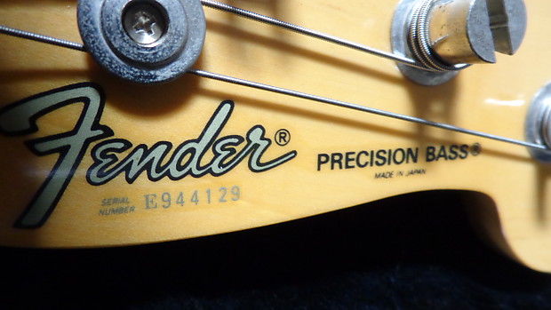 Fender Precision Bass 1988 -89 Made in Japan | Reverb