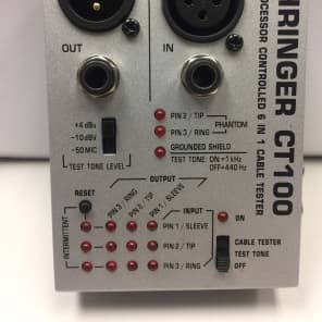 Behringer CT100 uP Ctrl 6-in-1 Cable Tester