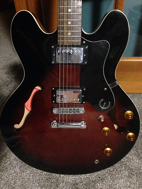 Epiphone Dot Model ES-335 type Sunburst Electric Guitar Used