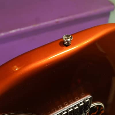 2023 Partscaster Strat-Style Electric Guitar Orange Fralins (VIDEO! Ready to Go) image 16