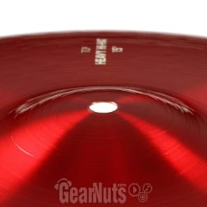 Paiste 15 inch Color Sound 900 Red Heavy Hi-hats Cymbal image 3