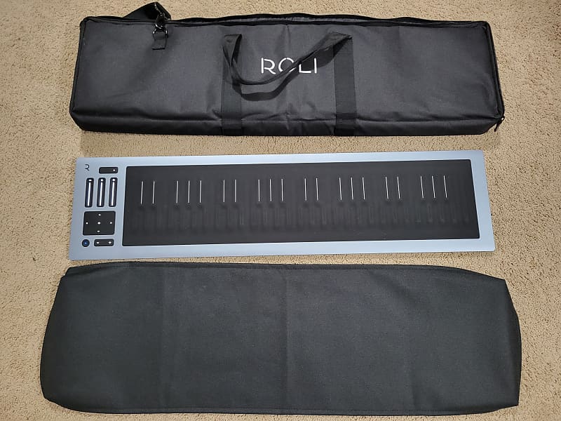 ROLI Seaboard Rise 2 with Case and Cover - 49-key MPE MIDI | Reverb