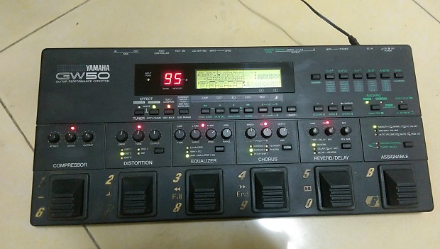 Yamaha GW50 1990s multi-effects masterpiece - YouTube