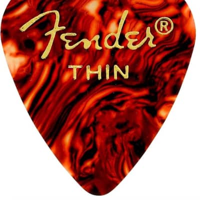 Fender Classic Celluloid Picks 12 pack - 451 shape-Thin for sale