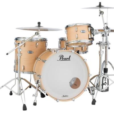 Pearl Masters Maple Complete 22"x16" bass drum w/o BB3 Bracket VERMILION SPARKLE MCT2216BX/C346 image 3
