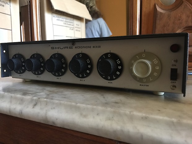 Shure M68 Vintage Microphone Mixer Black/Silver | Reverb