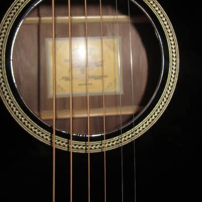 Tagima Acoustic Dreadnought Steel String Cutaway Guitar WS 20 EQ-BK image 9