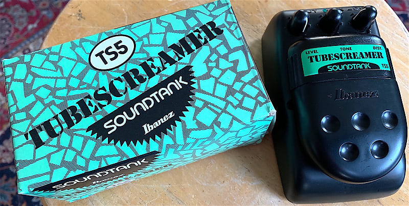 Minty Fresh 1990's Ibanez TS5 Tubescreamer upgraded to TS808 Specs, w/Box