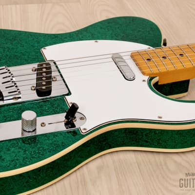 2013 Fender Telecaster Custom TL52B Green Sparkle w/ Upgrades, Japan MIJ image 6