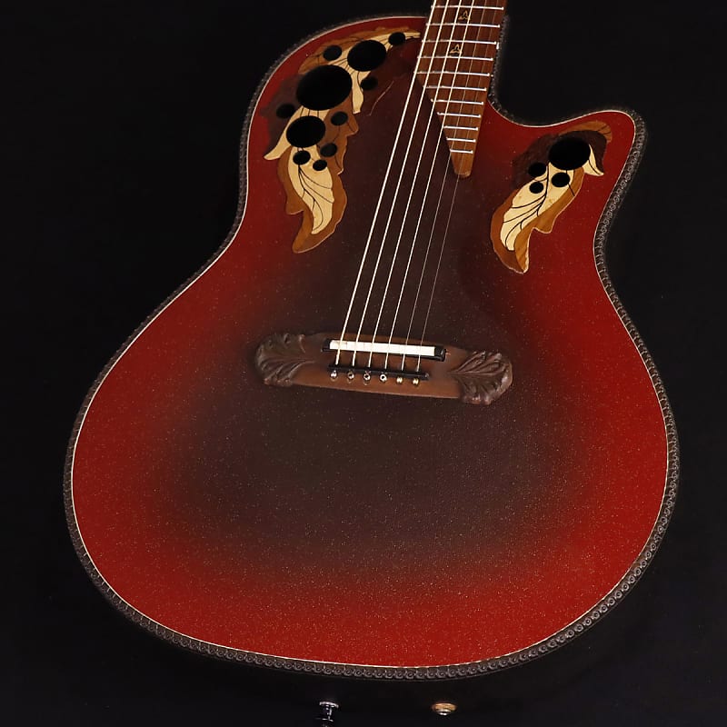 Ovation Super Adamas 1587-2 Reverse Red Burst [SN 6880] [09/04]