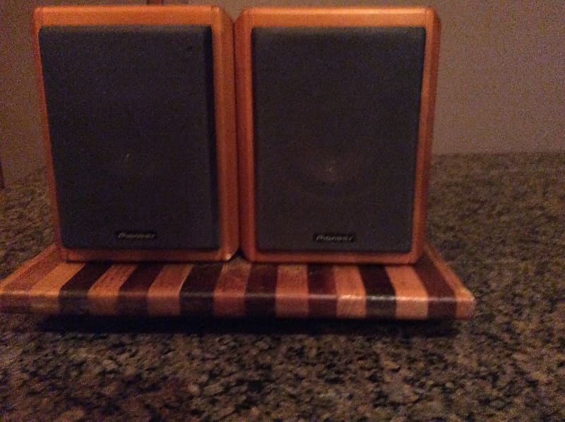 Pioneer SMT3W Vintage Bookshelf Speakers....Natural Oak Reverb UK