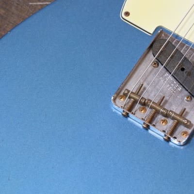 MINTY! 2013 Fender Custom Shop 1963 Reissue Telecaster Relic Lake Placid Blue + COA OHSC (6756) image 7