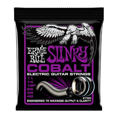 Ernie Ball Cobalt Slinky Electric Guitar Strings (.011 - .048 Power Slinky) image 1