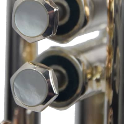 Schilke HC2-S Handcraft Series Bb Trumpet - Silver Plated/Copper Bell image 3