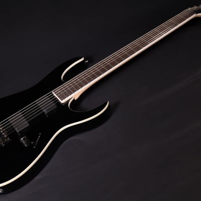 Ibanez RGIB21BK RG Iron Label 6str Electric Guitar Black 602 image 2