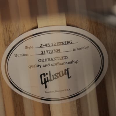 Gibson J-45 Standard 12-Strings (#304) image 13