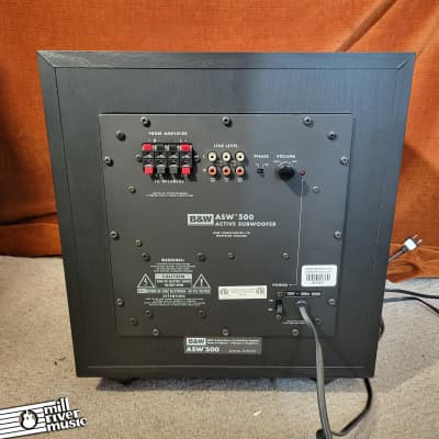 B&W ASW500 Subwoofer Used | Reverb