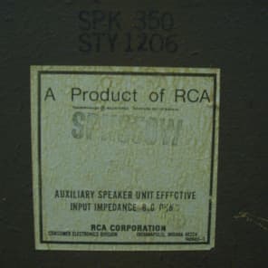 Rca Vintage Speakers 1970 image 6