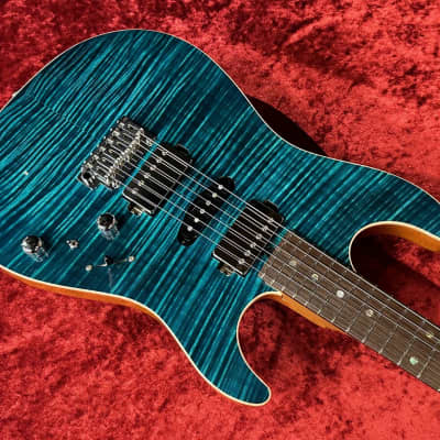 T's Guitars DST-22 "5A Exotic Maple Top / Honduras Mahogany Body" -Teal Green- [GSB019] image 6