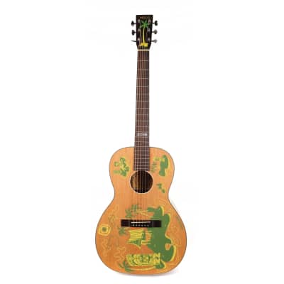 Mollo Tiki Man Parlor Acoustic Guitar Used image 2