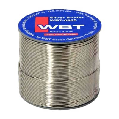 Finest WBT 4% RoHS Lead Free Silver Solder 42g 10m/32.8' Spool WBT-0805