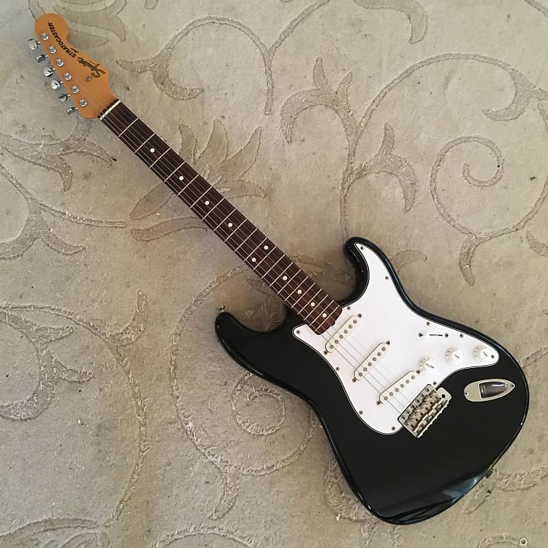 ギター JV Squier by Fender Stratocaster Squier JV Stratocaster Japan 1984 Black | Reverb