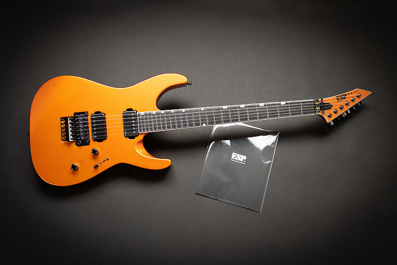 ESP Custom Shop M-II CTM FR-E Candy Orange Metallic E9021222 | Reverb