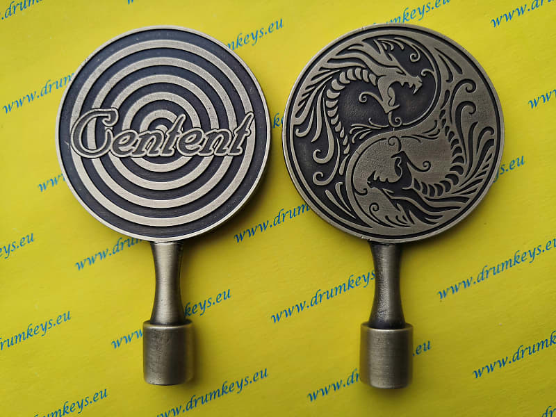 CENTENT CYMBALS drum key brass patina 2022 image 1