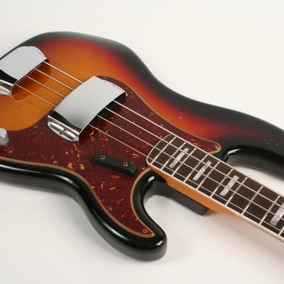 Fender Custom Shop Limited P Jazz Bass Journeyman Relic 3 Tone Sunburst CZ563334 image 3