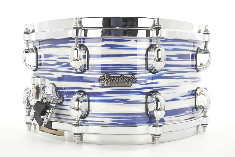 Tama MRS1465-BWO Starclassic Maple 14x6.5" Snare Drum 2022 Blue & White Oyster with Chrome Hardware imagen 1