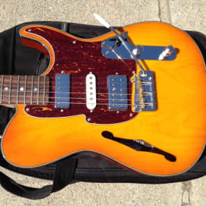 Fret-King Country Squire Semitone Deluxe 2013 Cherry Sunburst image 1