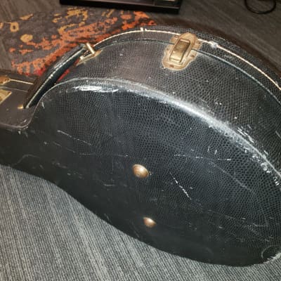 Bruno Conqueror 5 string Resonator Banjo 1960's Japan- Walnut with ca.1960 Lifton Hardshell case original image 24