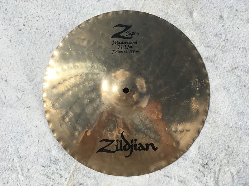 Zildjian 15" Z Custom Mastersound Hi-Hat Cymbal (Bottom) 2003 - 2008 image 1