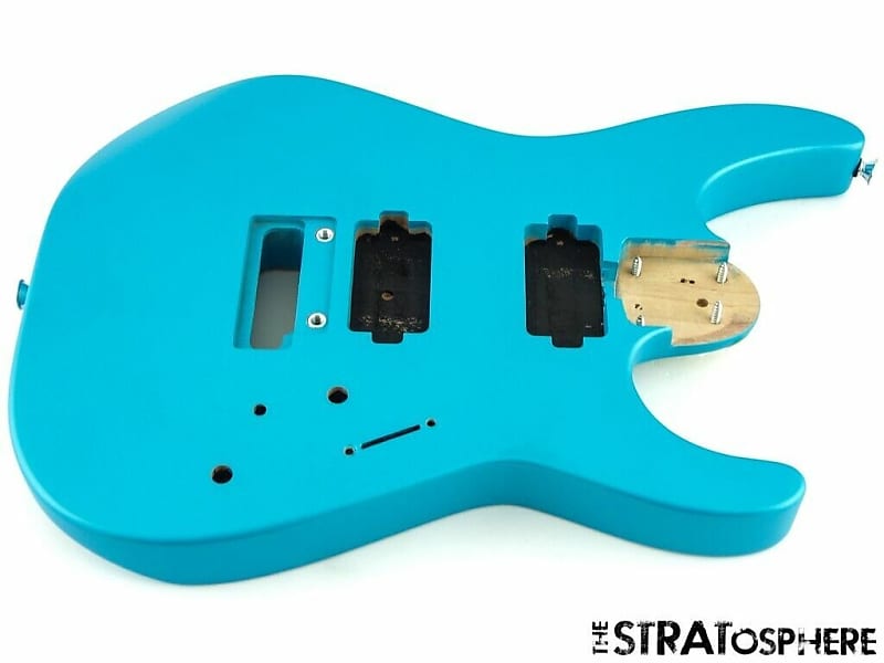 2022 Charvel Pro Mod DK24 HH Dinky BODY Guitar Parts Alder Matte Blue Frost Reverb