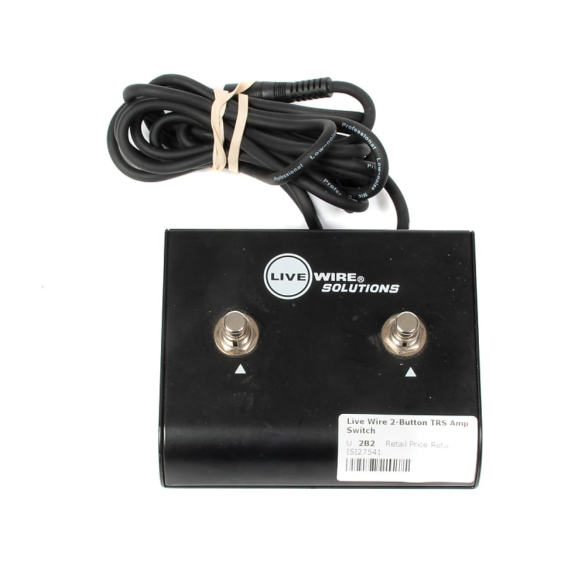 Live Wire 2Button TRS Amp Switch Pedal x5741 (USED) Reverb
