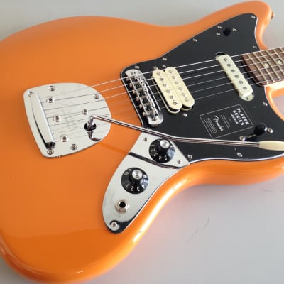 女性に人気！ JAGUAR PLAYER Fender PF Orange Capri エレキギター