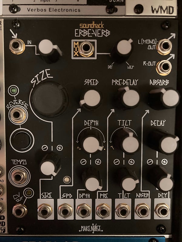 Make Noise Co. ErbeVerb DSP Reverb Black & Gold Edition Reverb