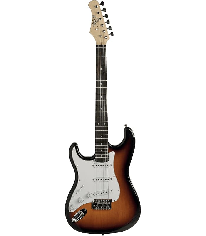 Guitare Electrique Gaucher EKO S300SB-LH - Starter S300 - Type S - Sunburst image 1