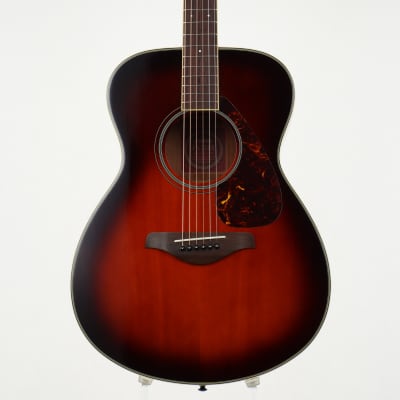 Yamaha FS720S-TBS Solid Spruce Top Folk Acoustic Guitar Tobacco Brown  Sunburst