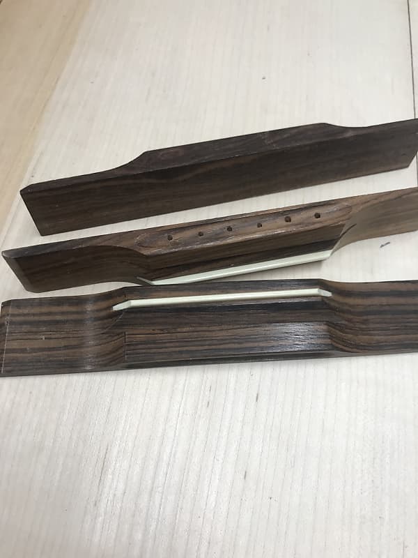 NOS (1) Western Germany Pinless Guitar Bridge Reverb