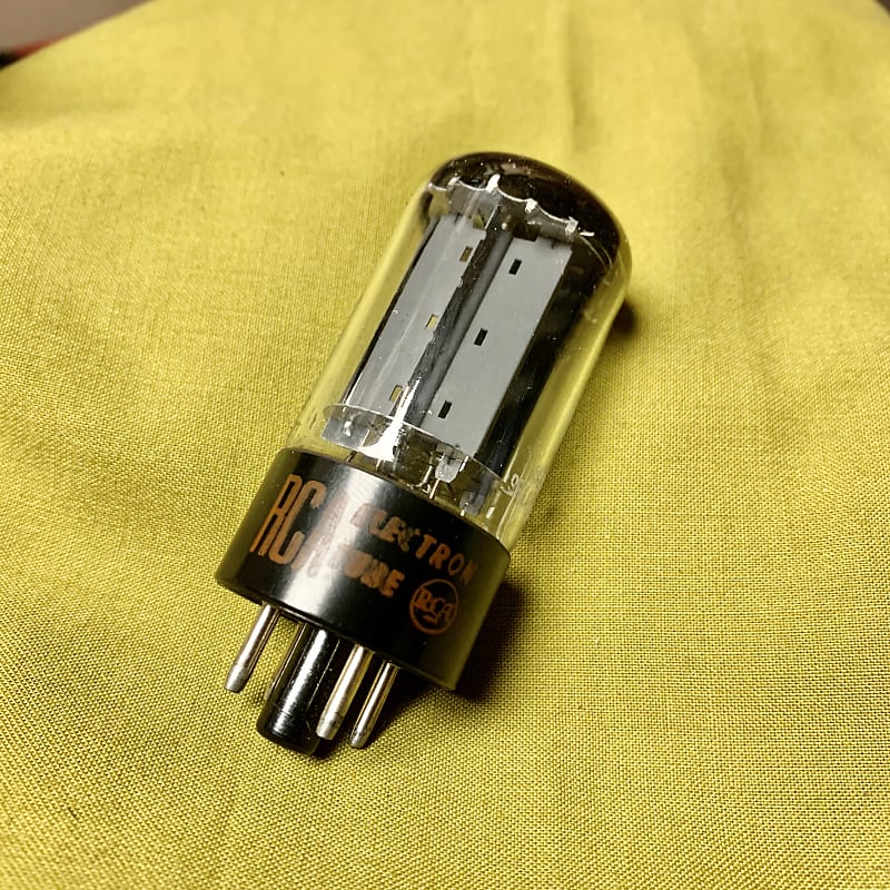 Mullard GZ-34 rectifier valve 1960 Siemens branded 5ar4 Vox