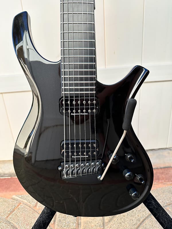 Parker USA 7-String MaxxFly DFMV7 Guitar (Dusty Black) | Reverb